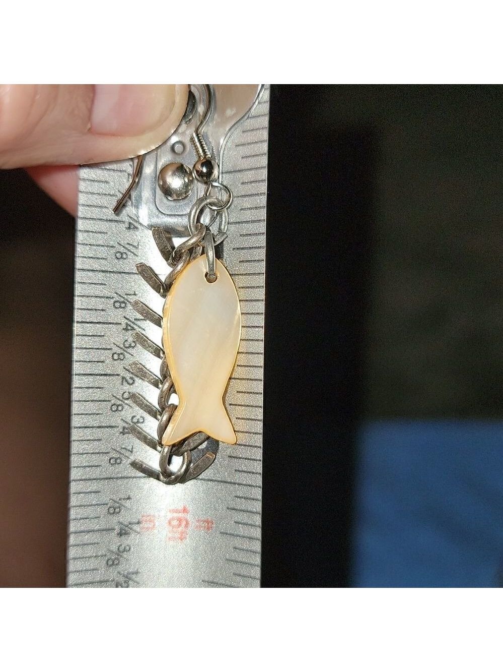 Shell Fish Earrings #E4 - Picture 2 of 3